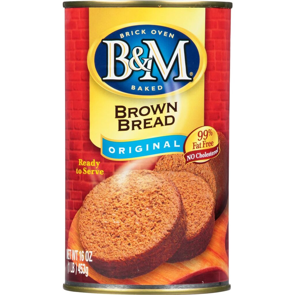 b&M canned brown bread original in can